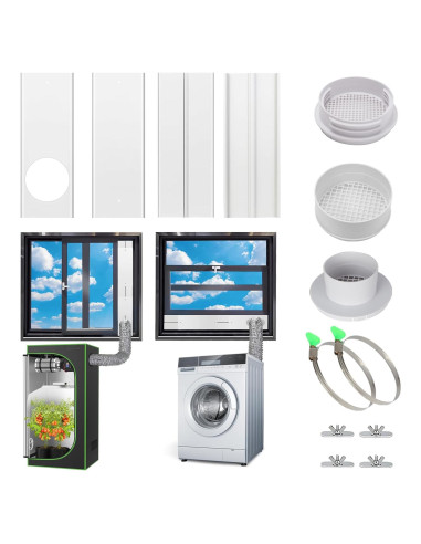 Kit de Ventilación para Ventana Linstock 61" con 3 Adaptadores
