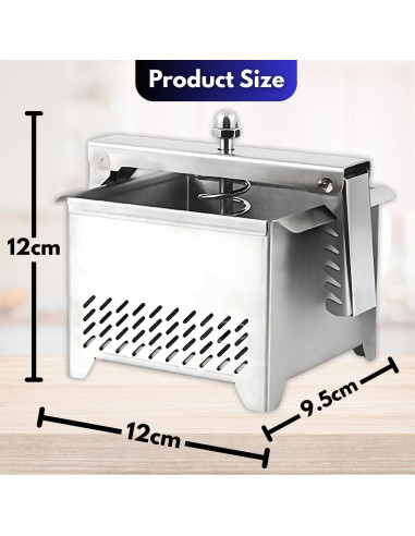 Prensa de Tofu BABRI - Acero Inoxidable 304, 0.68 kg, Apta Lavavajillas