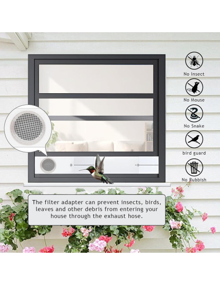 Kit de Ventilación para Ventana Linstock 61" con 3 Adaptadores