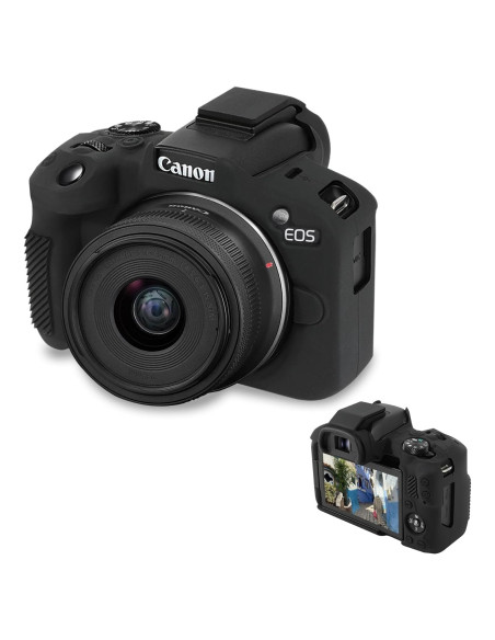 Funda de Silicona Suave Elonbo para Cámara Sin Espejo Canon EOS R50