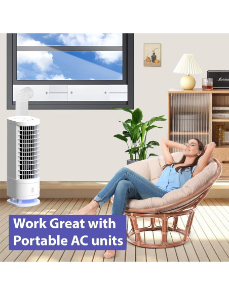 Kit de Ventilación para Ventana Linstock 61" con 3 Adaptadores