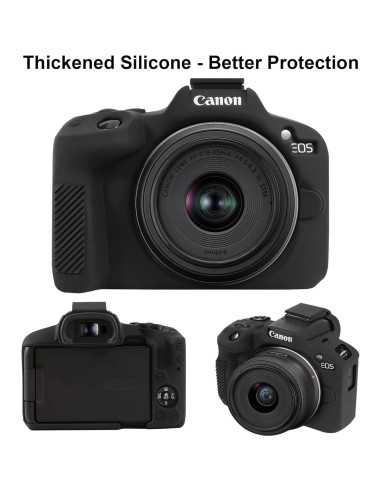 Funda de Silicona Suave Elonbo para Cámara Sin Espejo Canon EOS R50