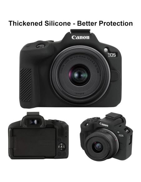 Funda de Silicona Suave Elonbo para Cámara Sin Espejo Canon EOS R50