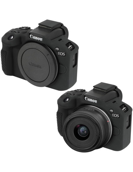 Funda de Silicona Suave Elonbo para Cámara Sin Espejo Canon EOS R50
