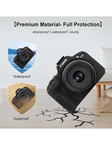 Funda de Silicona Suave Elonbo para Cámara Sin Espejo Canon EOS R50