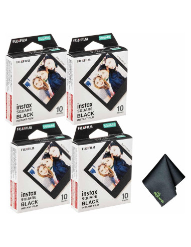 Película Instantánea Negra FUJIFILM INSTAX SQUARE 40 Exposiciones
