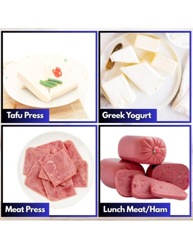 Prensa de Tofu BABRI - Acero Inoxidable 304, 0.68 kg, Apta Lavavajillas