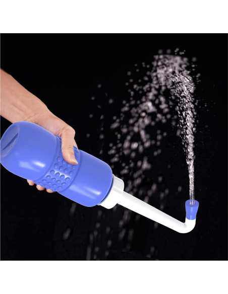 Pack de 2 Botellas Bidet Portátil TONELIFE 450ml Rosa+Azul