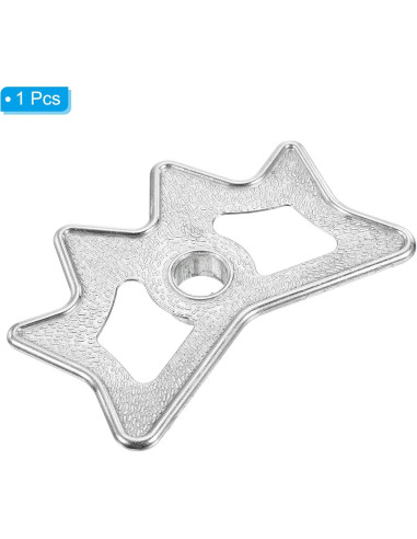 Cabezal de Puente de Billar PATIKIL de Aluminio Plateado