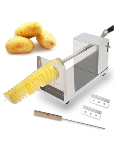 Cortador de Espiral de Papa AIDOIT Manual Acero Inoxidable