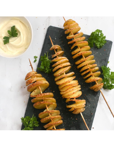 Cortador de Espiral de Papa AIDOIT Manual Acero Inoxidable