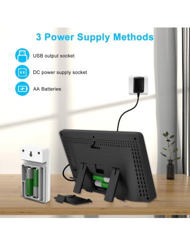 Estación Meteorológica Inalámbrica Brataste 7.5" LCD Color
