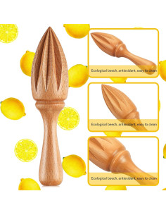 Exprimidor de Cítricos de Madera Sieral 16 cm Manual 2
