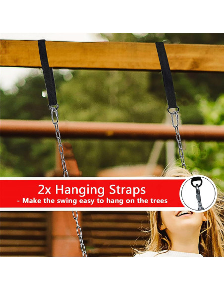 Asiento de Columpio Terapéutico NOSTIFY 68.6x14 cm Rojo