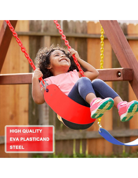 Asiento de Columpio Terapéutico NOSTIFY 68.6x14 cm Rojo