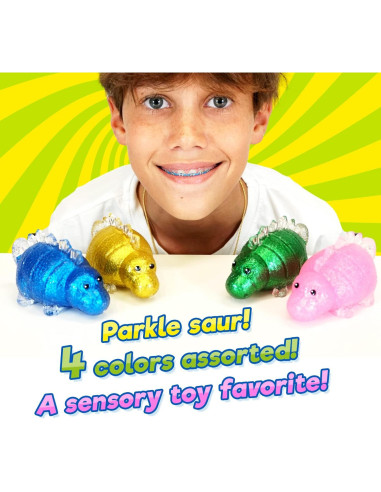 JA-RU Juguetes Antiestrés Dinosaurio Squishy 12 Piezas