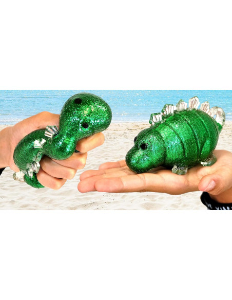 JA-RU Juguetes Antiestrés Dinosaurio Squishy 12 Piezas