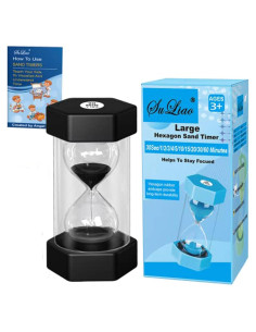 Reloj de Arena SuLiao 90 Minutos para Niños 16 cm Colorido