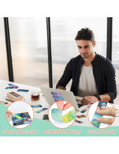 120 Etiquetas Sensoriales TOEMUR para Alivio de Ansiedad