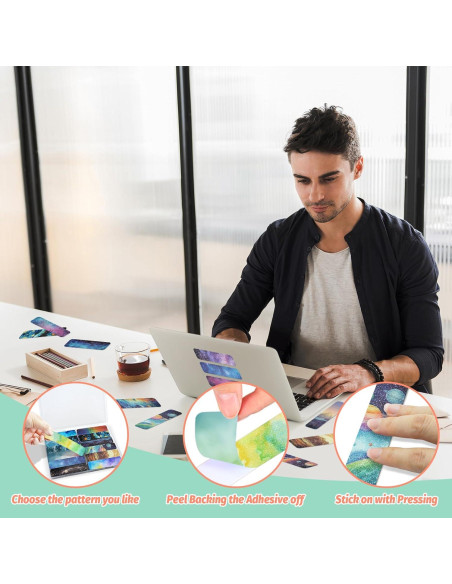 120 Etiquetas Sensoriales TOEMUR para Alivio de Ansiedad