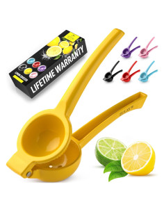 Exprimidor de Limón Manual Zulay Kitchen - Aluminio Amarillo