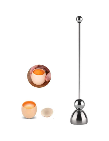 Cortador de Huevos Jawbush de Acero Inoxidable - Abridor Manual