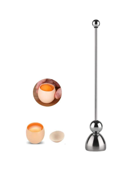 Cortador de Huevos Jawbush de Acero Inoxidable - Abridor Manual