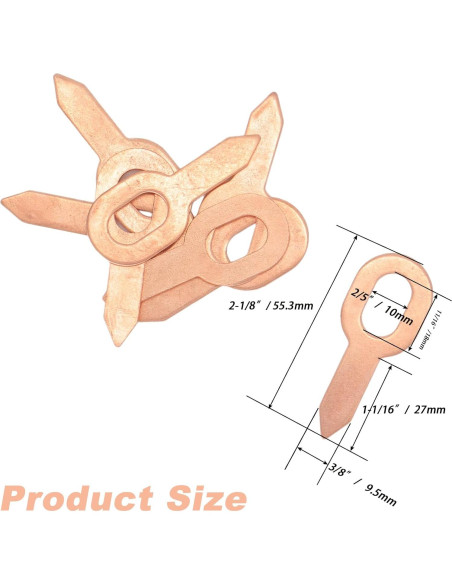 Anillos de Extracción de Abolladuras 50PCS Asusolvent - Reparación Profesional