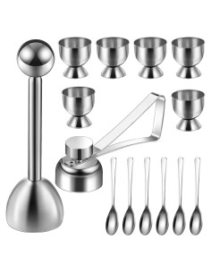 Juego de 14 Piezas de Utensilios para Huevos Patelai - Acero Inoxidable