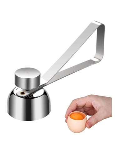 Cortador de Huevos Yun River de Acero Inoxidable Plateado