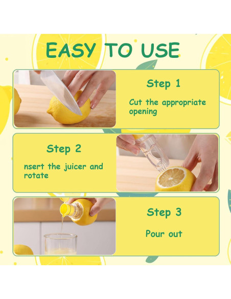 Juego de 2 exprimidores manuales Genérico para cítricos