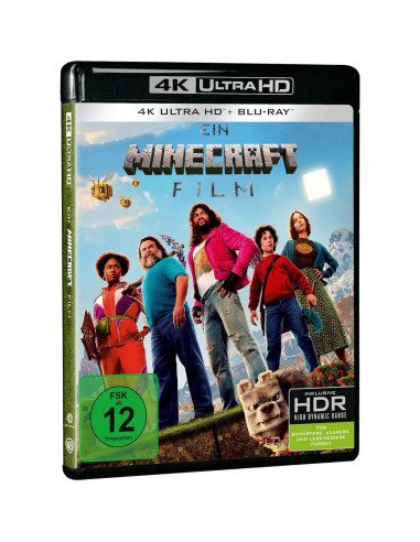 Película Minecraft 4K Ultra HD + Blu-ray - Warner Bros