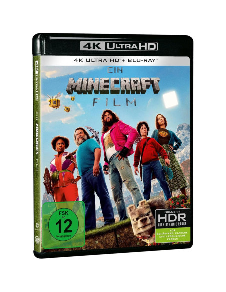 Película Minecraft 4K Ultra HD + Blu-ray - Warner Bros