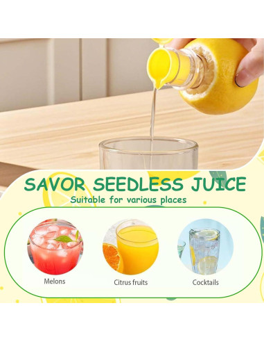 Juego de 2 exprimidores manuales Genérico para cítricos