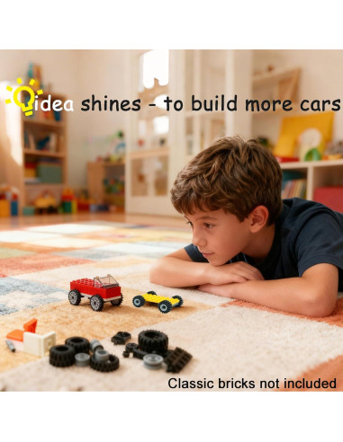 Conjunto de Ruedas y Ejes Pamvava - 298 Piezas para Juguetes