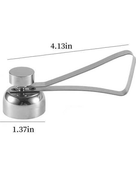 Cortador de Huevos Yun River de Acero Inoxidable Plateado