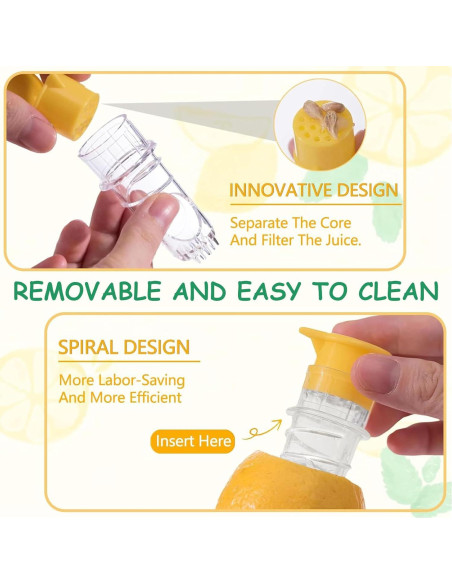 Juego de 2 exprimidores manuales Genérico para cítricos