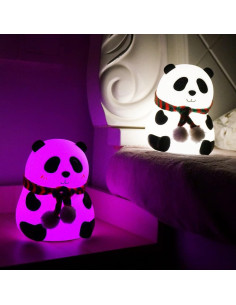 Luz Nocturna LED Panda LOVENVOY Recargable USB Multicolor 2
