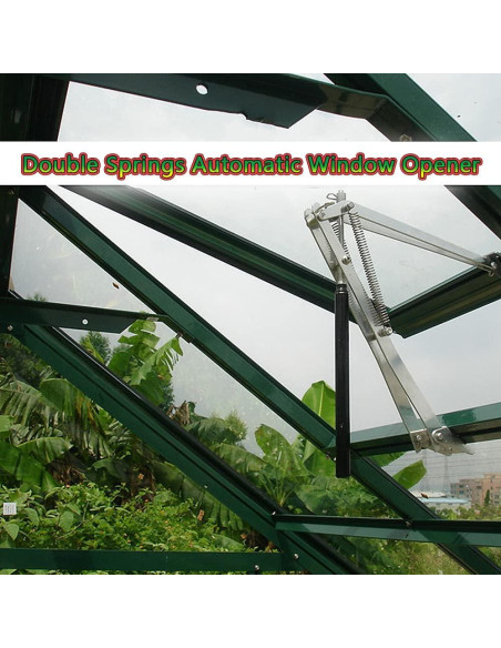 Abridor Automático de Ventanas de Invernadero Stedan Doble Resorte
