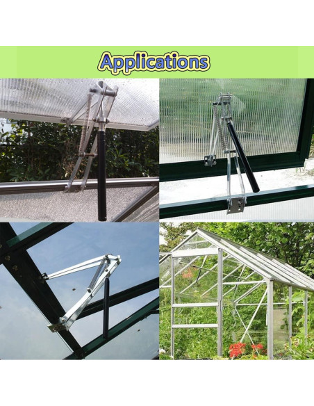 Abridor Automático de Ventanas de Invernadero Stedan Doble Resorte