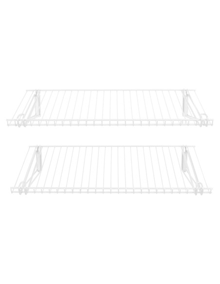 Kit de Estantería Rubbermaid Configurations 66 cm - 2 Estantes Blancos Kit de Estantería Rubbermaid Configurations 66 cm - 2 Estantes Blancos