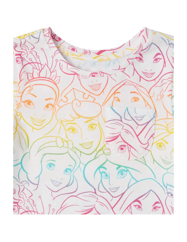 Camisetas de Manga Corta Amazon Essentials Niñas - 4 Pack Princesa