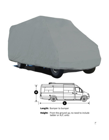 Cubierta de Furgoneta SavvyCraft Clase B Impermeable 5.49m