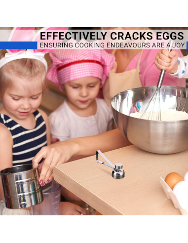 Rompehuevos ZOKLU de Acero Inoxidable - Manual, 40g