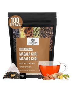 Bolsitas de Té Masala Chai Blendart 100 Unidades Ecológicas