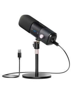 Micrófono de Condensador NearStream AM25X XLR/USB con Soporte