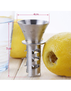 Exprimidor Manual de Limón MejorUtensilios Acero Inoxidable 18/8 2