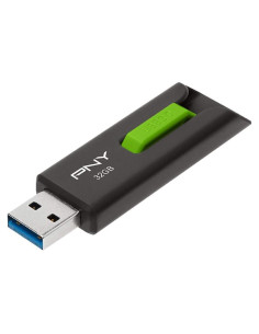 Unidad Flash PNY Elite Prime USB 3.0 32GB Gris/Verde