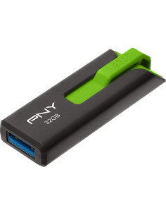 Unidad Flash PNY Elite Prime USB 3.0 32GB Gris/Verde 2