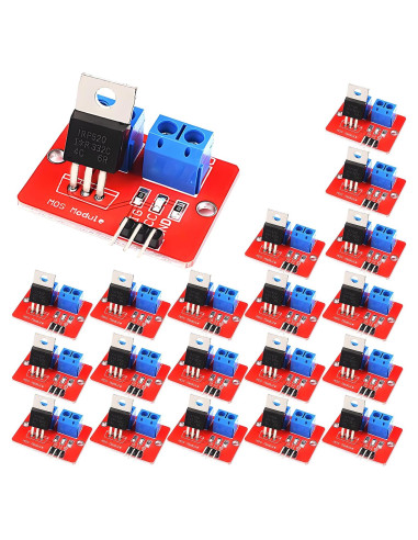 Módulo Controlador MOSFET IRF520 20 Piezas 33x24mm 5A